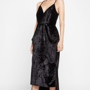 BCBG Draped Midi Dress, - NEW WITH TAGS!